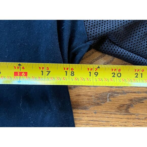 TRAPSTAR Black Mesh Sleeve Gothic Emo Shirt Tee Top Women's Size Small - Picture 11 of 12